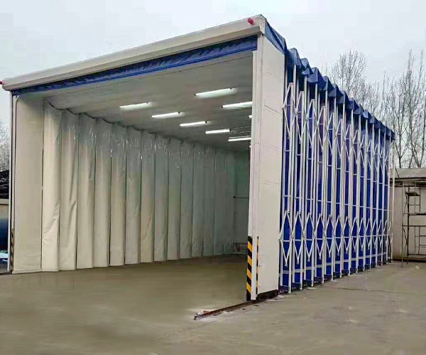 移動(dòng)伸縮噴漆房1