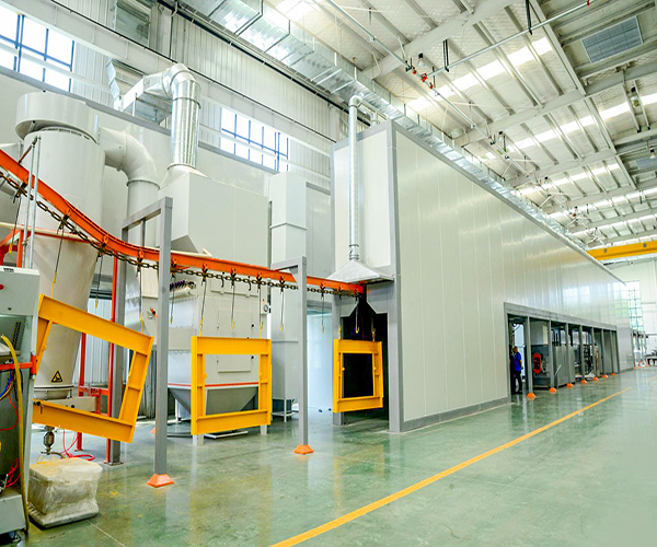 全自動(dòng)粉末噴涂流水線2