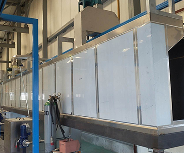 山東某五金公司粉末涂裝線(xiàn)升級(jí)案例