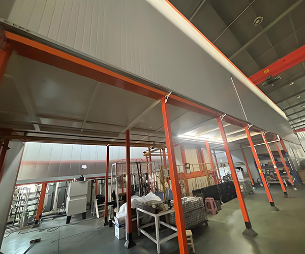 威海某建材企業(yè)噴漆流水線(xiàn)工程案例